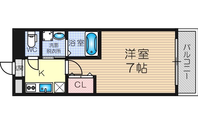 ロジュマン花川の間取り写真