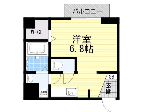 グランパシフィック木川東の間取り写真