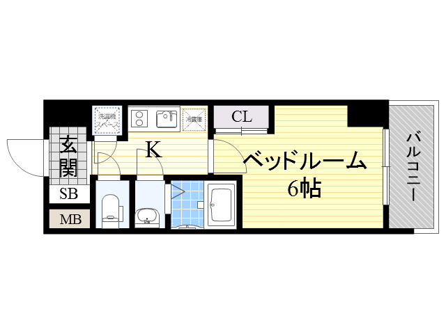 Dimus新大阪の間取り写真