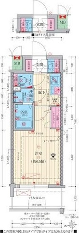 ファーストフィオーレ十三エリオの間取り写真