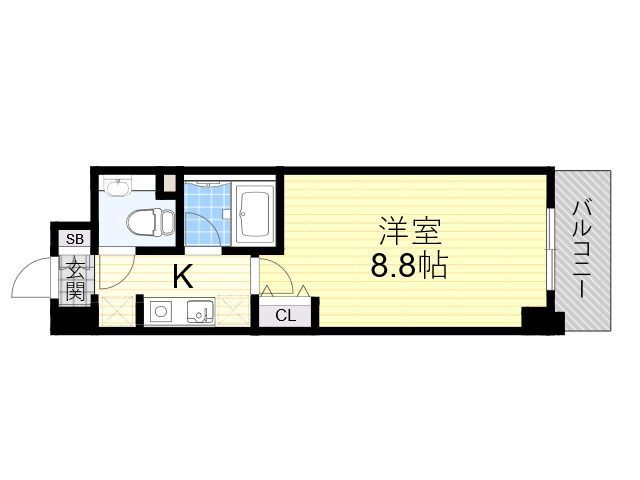 ジュネス東住吉弐番館の間取り写真