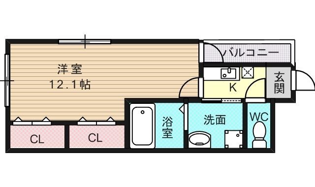 フジパレス長原5番館の間取り写真