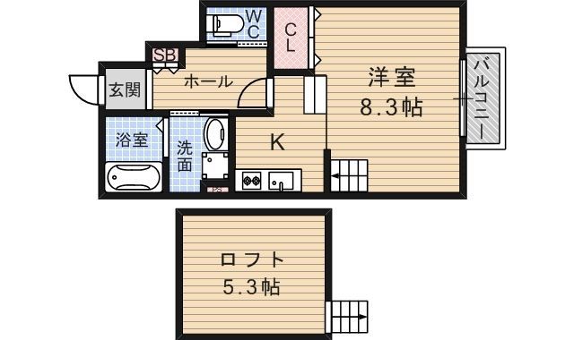 あんしん+住道矢田08-5001の間取り写真