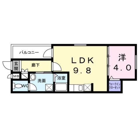 Osaka Metro谷町線 喜連瓜破駅 徒歩10分 3階建 築1年の間取り写真