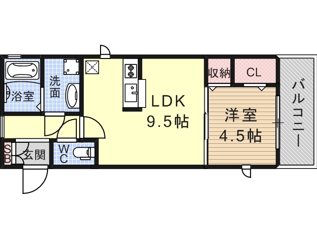 Court Akkinoの間取り写真