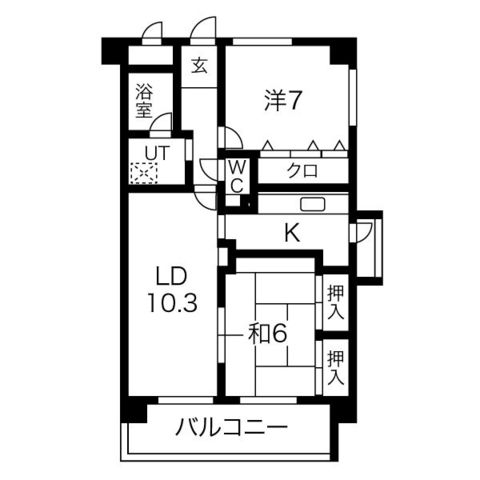 ソリオ北園田の間取り写真