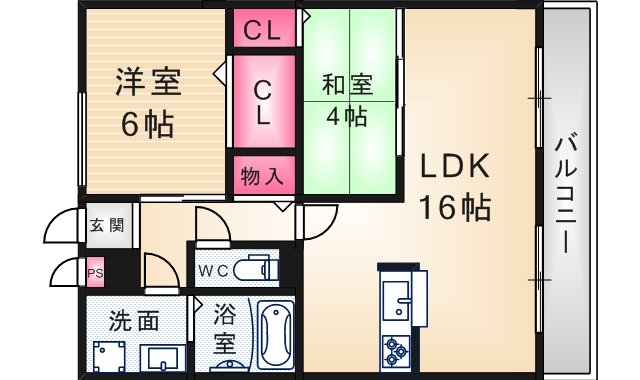 Casa Imakita Di ステラの間取り写真