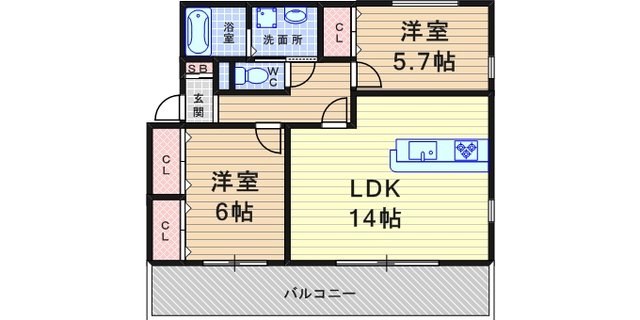 WoHNuNGの間取り写真