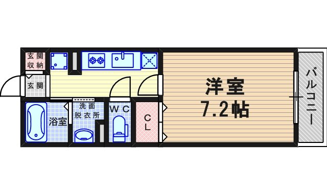 フレグランスの間取り写真