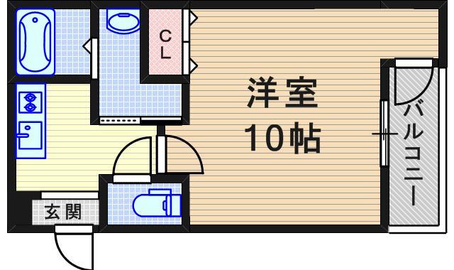 フジパレス園田3番館の間取り写真