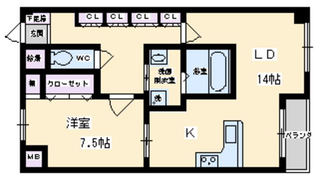 Osaka Metro御堂筋線 江坂駅 徒歩12分 7階建 築24年の間取り写真