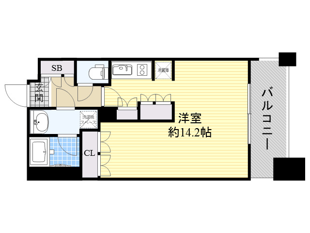Osaka Metro御堂筋線 江坂駅 徒歩5分 10階建 築18年の間取り写真