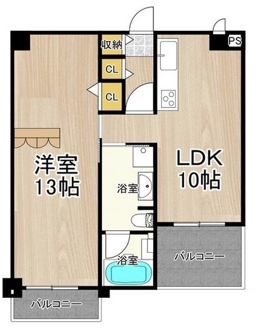 北大阪急行電鉄 緑地公園駅 徒歩19分 7階建 築20年の間取り写真