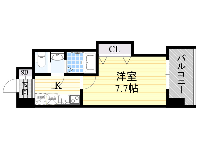 Osaka Metro御堂筋線 江坂駅 徒歩7分 10階建 築10年の間取り写真