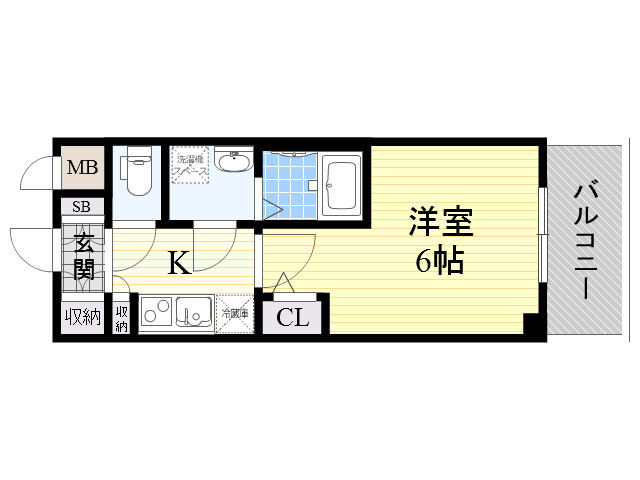 北大阪急行電鉄 江坂駅 徒歩7分 15階建 築10年の間取り写真