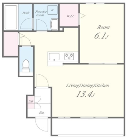 ベロクオーレ三国橋の間取り写真
