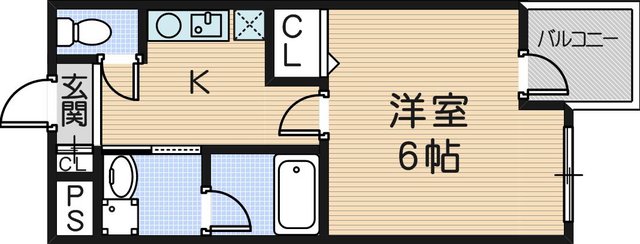 リビングエース平和の間取り写真