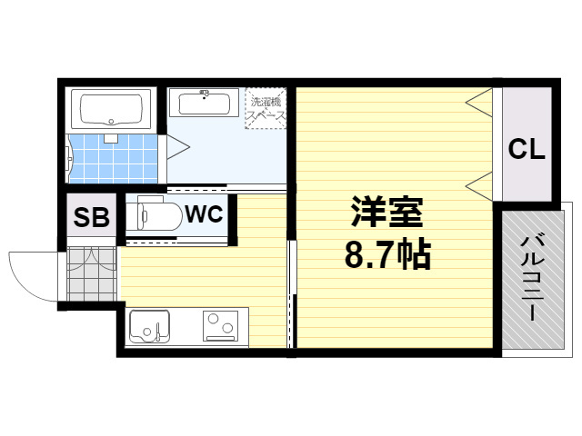 CROUD東桜木町の間取り写真
