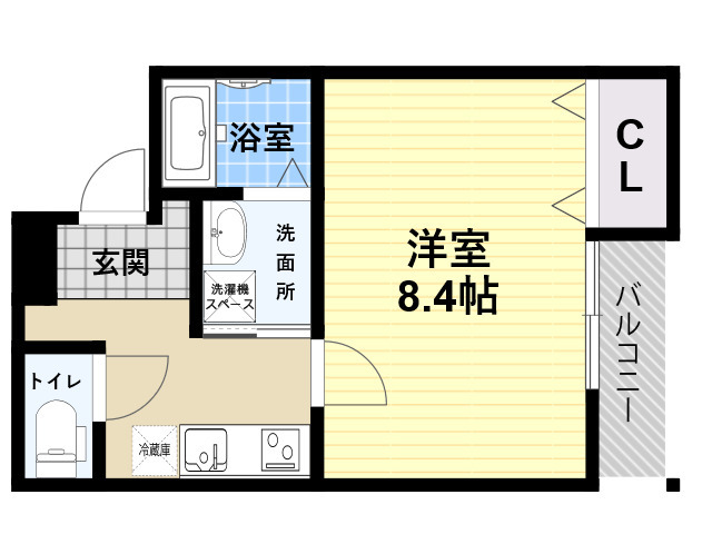 フジパレス長洲公園3番館の間取り写真