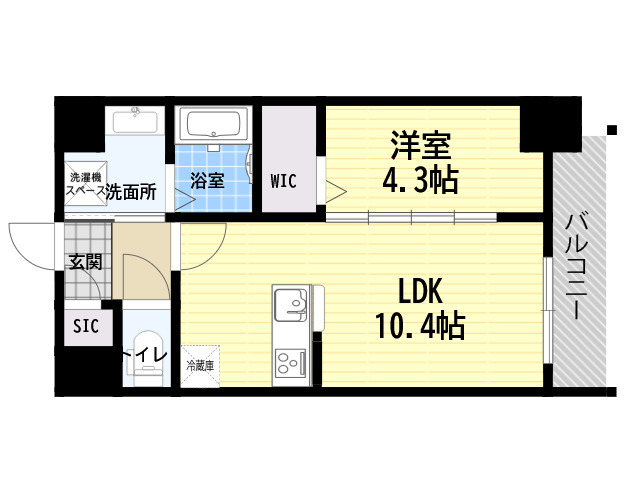 JR尼崎駅前新築PJの間取り写真