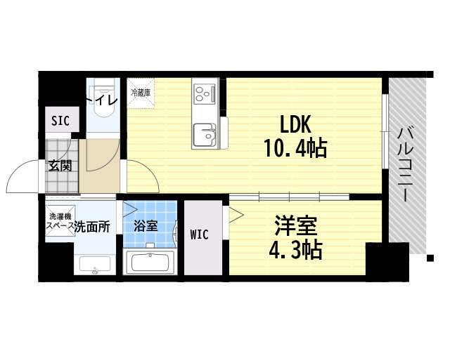 JR尼崎駅前新築PJの間取り写真