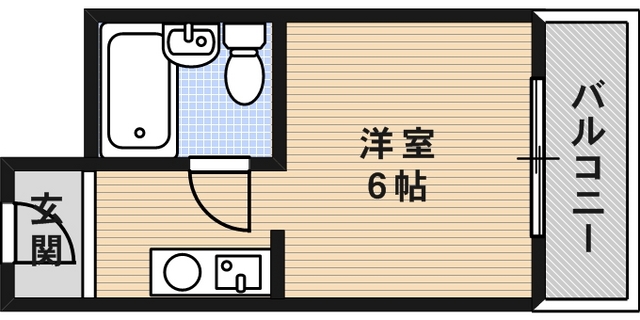 JR東海道・山陽本線 六甲道駅 徒歩11分 6階建 築40年の間取り写真
