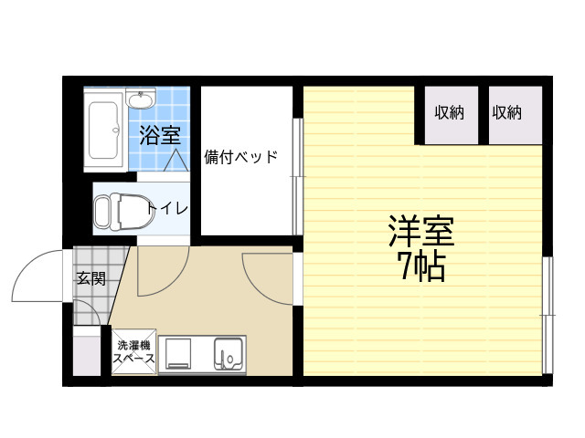 レオパレス清流の間取り写真