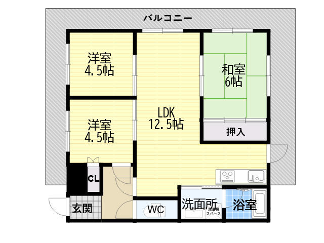 六甲ヒルズ篠原台の間取り写真