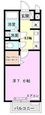 セジュール西岡本の間取り写真