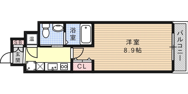 JR東海道・山陽本線 六甲道駅 徒歩6分 8階建 築20年の間取り写真
