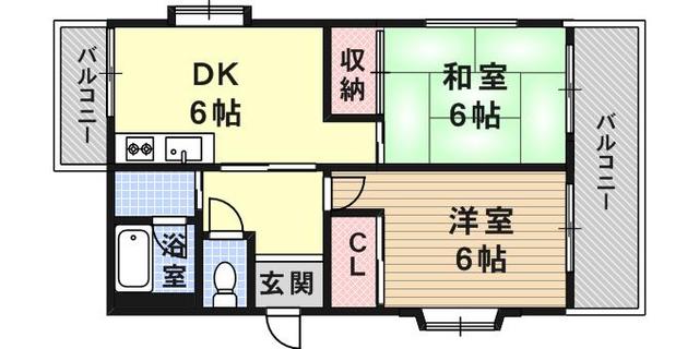 白い小さなMansion六甲の間取り写真