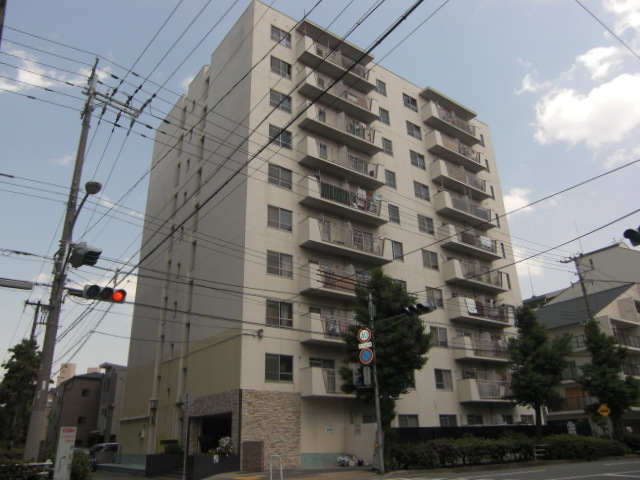 阪神本線 青木駅 徒歩6分 10階建 築55年の外観写真