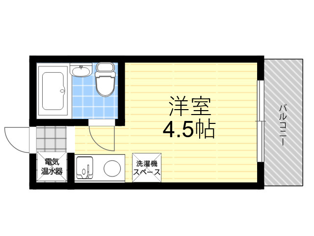 モンティーヌ新在家の間取り写真