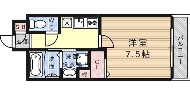 クラシェス北青木の間取り写真