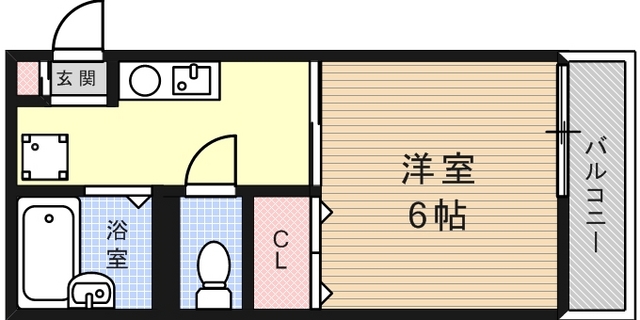JR東海道・山陽本線 六甲道駅 徒歩8分 2階建 築31年の間取り写真