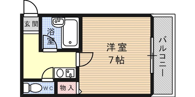 フローラ本山の間取り写真