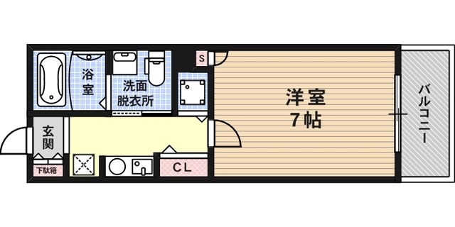 JR東海道・山陽本線 灘駅 徒歩1分 10階建 築13年の間取り写真