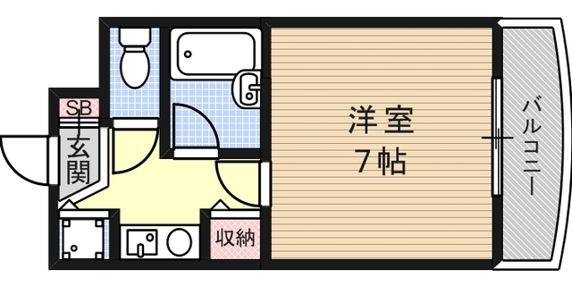 シャトラン弓木弐番館の間取り写真