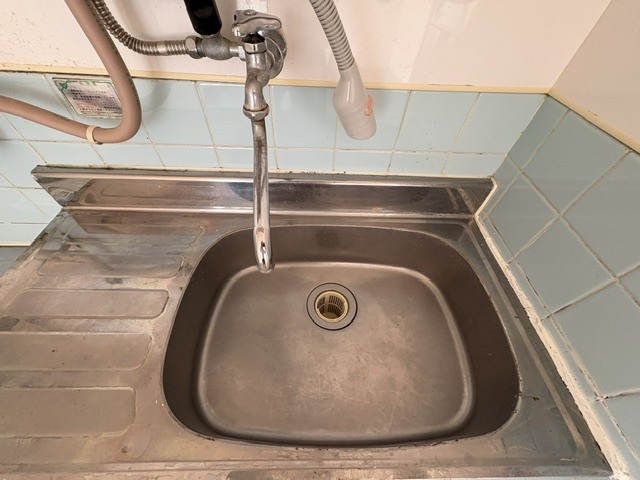 清水マンションのキッチン写真