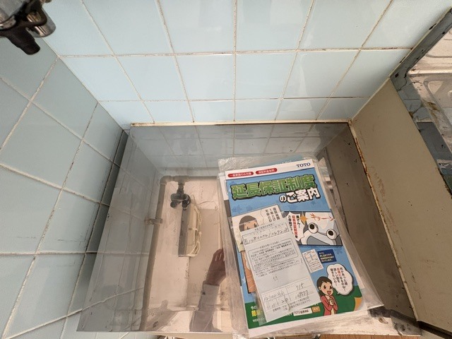 清水マンションのキッチン写真