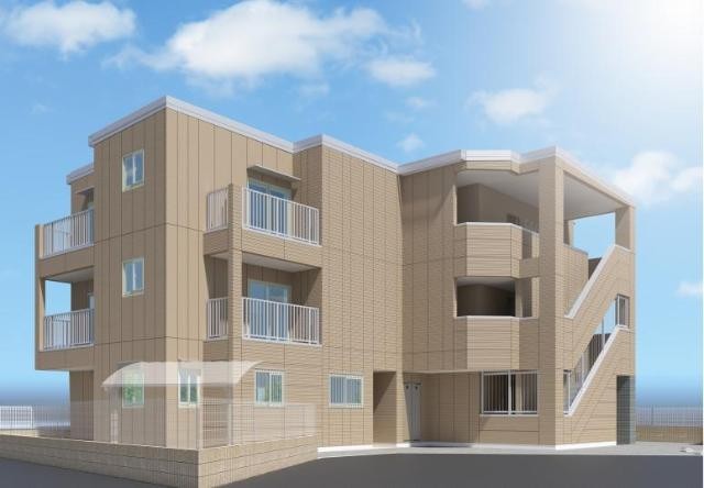 神戸市灘区水道筋 マンション新築工事の外観写真