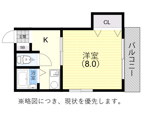 アイリス兵庫の間取り写真