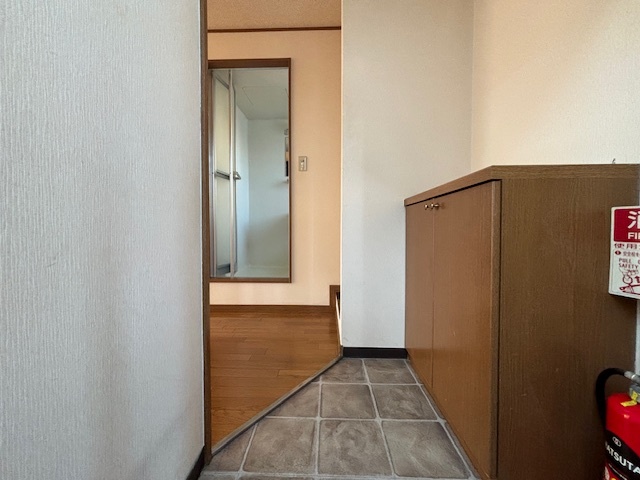 水笠ハイツの玄関写真