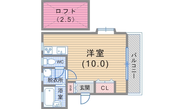 エトワール寺田の間取り写真