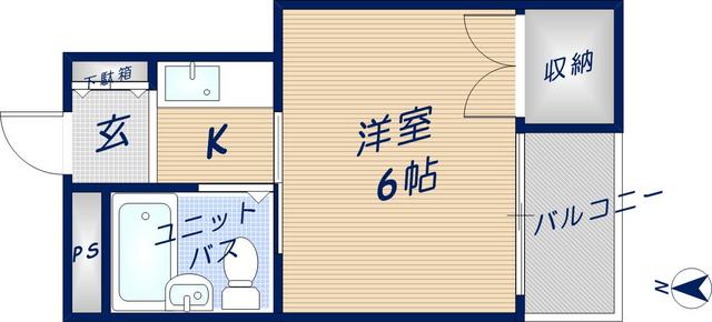 上村ハイツの間取り写真