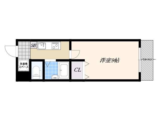 御幸町OKマンションBの間取り写真