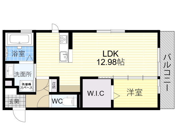 近鉄奈良線 学園前駅 徒歩7分 藤の木台一丁目バス6分 3階建 築5年の間取り写真