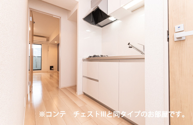 近鉄奈良線 東生駒駅 徒歩12分 3階建 築3年のキッチン写真