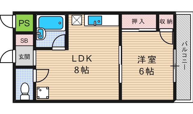 リバティヒルズの間取り写真