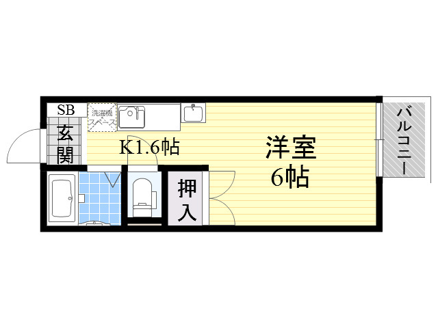 ヴァン メゾンの間取り写真